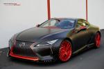 Lexus LC500 Satin Black by Impressive Wrap 2017 года
